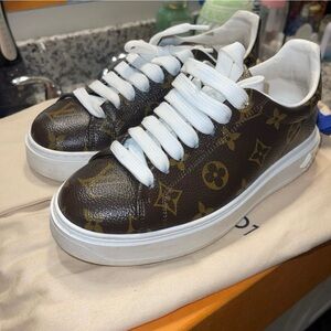 Brown Designer womens lv Sneakers